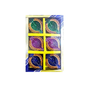 fancy diya without wax 6 pc