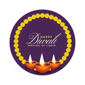 happy diwali stickers size 3