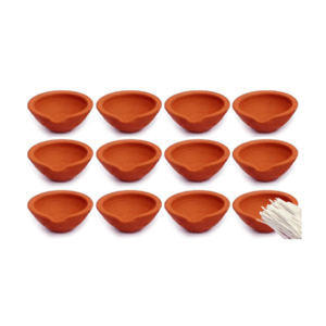 Plain diya 12 pc